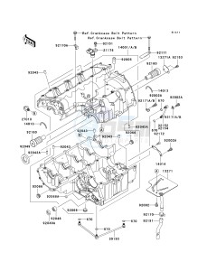 ZR 1000 B [Z1000 EUROPEAN] (B7F-B9F) B7F drawing CRANKCASE