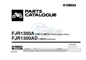 FJR1300A FJR1300A ABS (1MC1,1MC2 1MC6) drawing .1-Front-Page