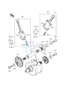 VULCAN 900 CLASSIC VN900BFF GB XX (EU ME A(FRICA) drawing Crankshaft