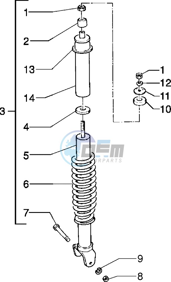 Rear Shock absorber