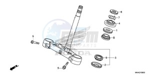 NC750SAG NC750S Europe Direct - (ED) drawing STEERING STEM