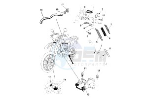 WR F 250 drawing SIDE STAND EURO KIT