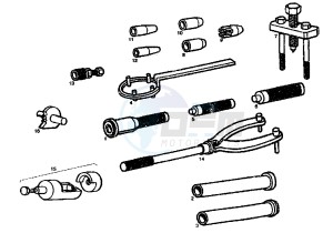 MITO 50 drawing WORKSHOP SERVICE TOOLS