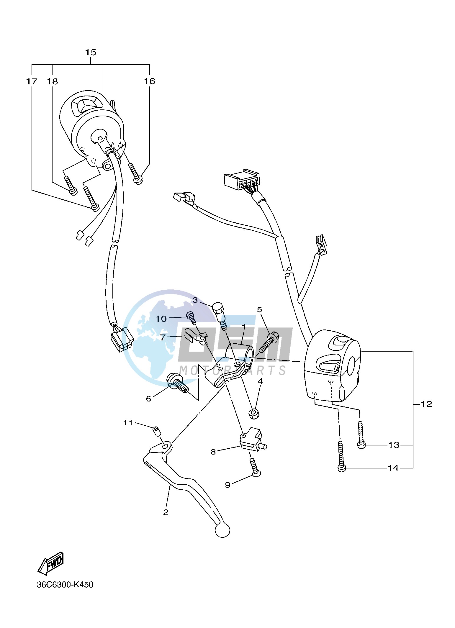 HANDLE SWITCH & LEVER