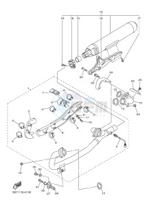 XVS950A (26P6) drawing EXHAUST