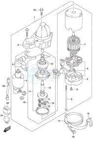 DF 225 drawing Starting Motor