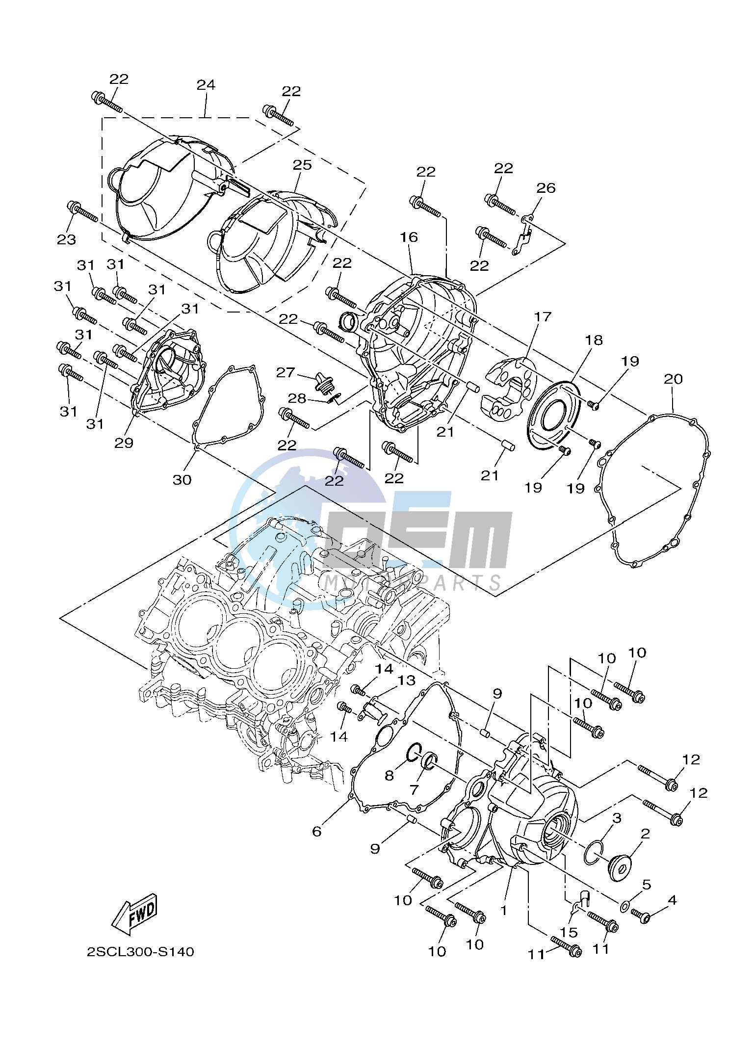 CRANKCASE COVER 1