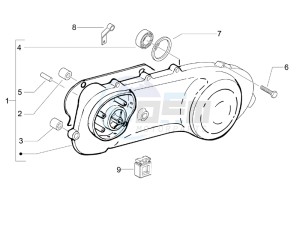 S 50 2T UK drawing Crankcase cover and cooling