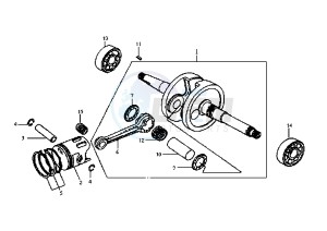 MASK EU2 - 50 cc drawing CRANKSHAFT