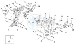 Griso S.E. 1200 8V USA-CND drawing Foot rests II