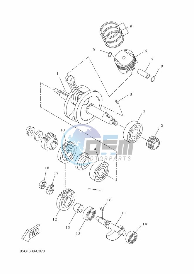 CRANKSHAFT & PISTON