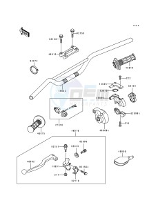 KX 500 E [KX500] (E9) [KX500] drawing HANDLEBAR