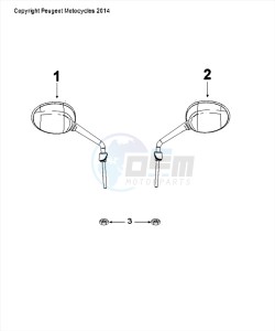 DJANGO 50 4T ALLURE drawing MIRRORS