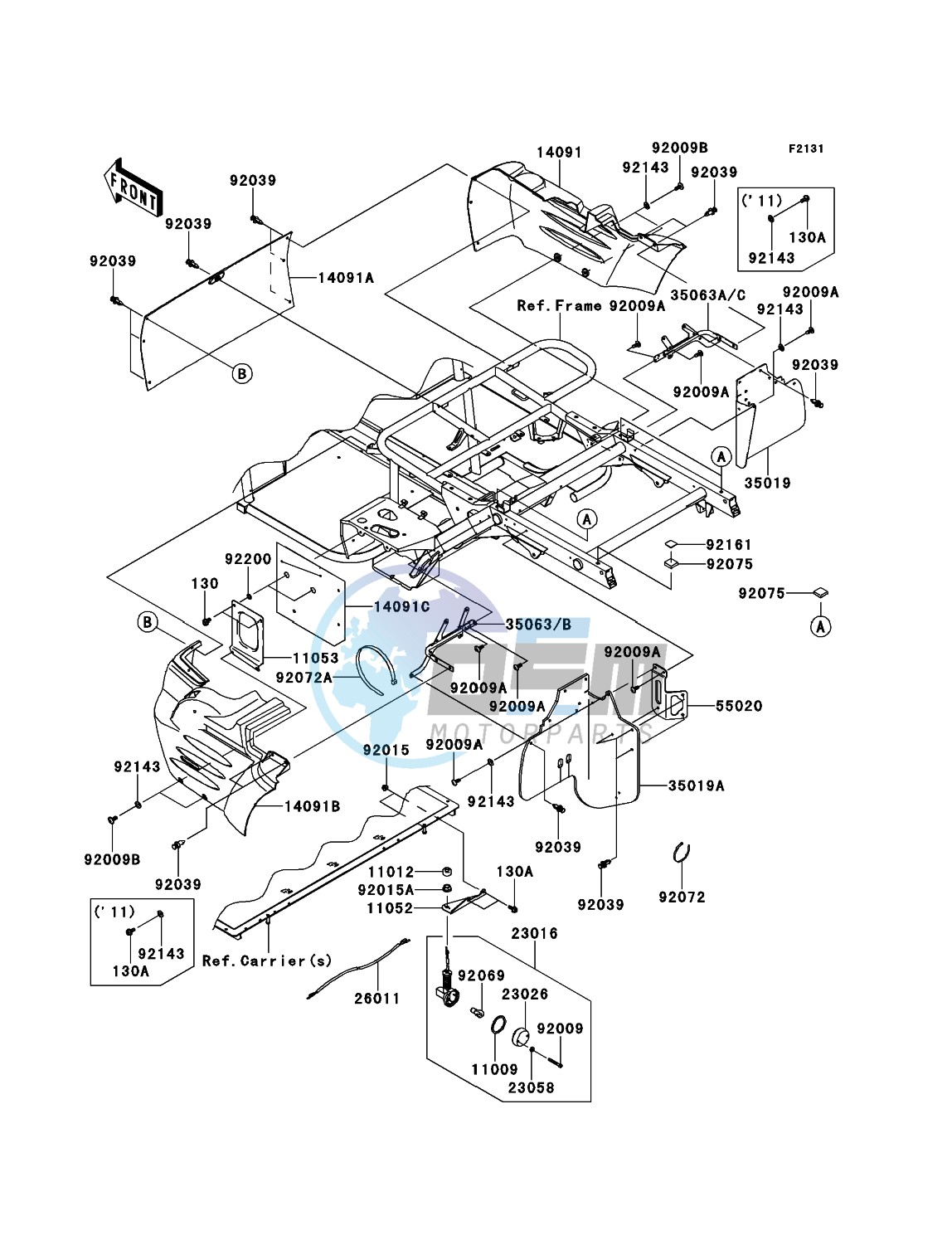 Frame Fittings(Rear)