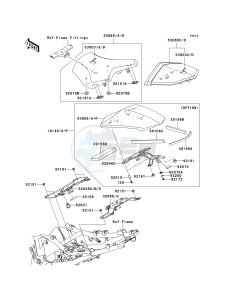 ZR 1000 B [Z1000 EUROPEAN] (B7F-B9F) 0B8F drawing SEAT