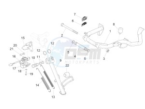 GTS 300 SUPER IE ABS E4 (APAC) drawing Stand/s