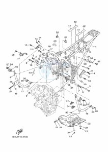 XTZ690 TENERE 700 (BHLA) drawing FRAME