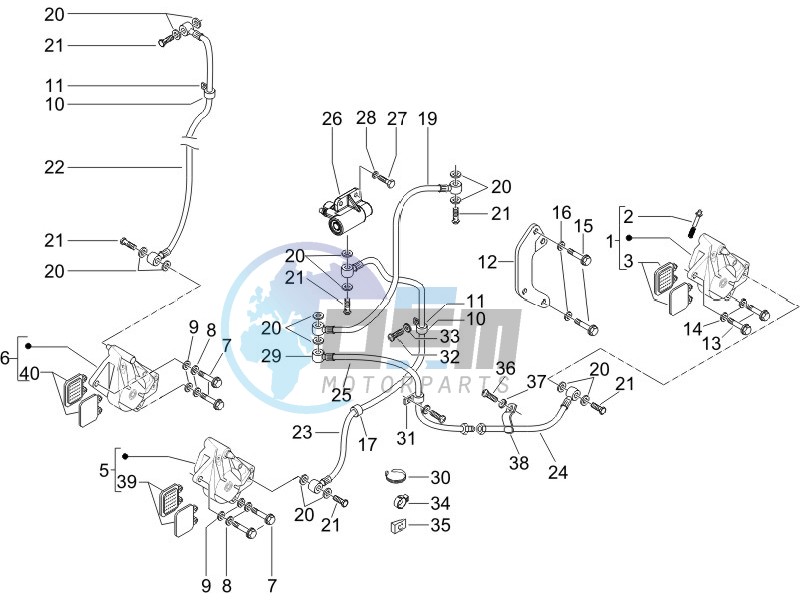 Brakes hose  - Calipers