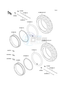 VN 1500 E [VULCAN 1500 CLASSIC] (E2-E6) [VULCAN 1500 CLASSIC] drawing TIRES