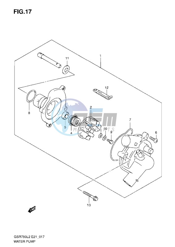 WATER PUMP L2-L5