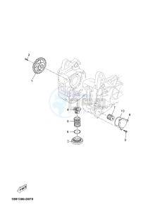 YPR125RA XMAX 125 ABS EVOLIS 125 ABS (2DM4) drawing OIL PUMP