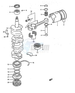 DT 140 drawing Crankshaft