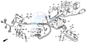 NTV650 drawing WIRE HARNESS (NTV650P)