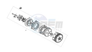 SENDA R BAJA - 125 CC 4T BAJA EU3 drawing CLUTCH