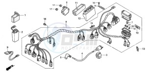 TRX350FE RANCHER 4X4 ES drawing WIRE HARNESS