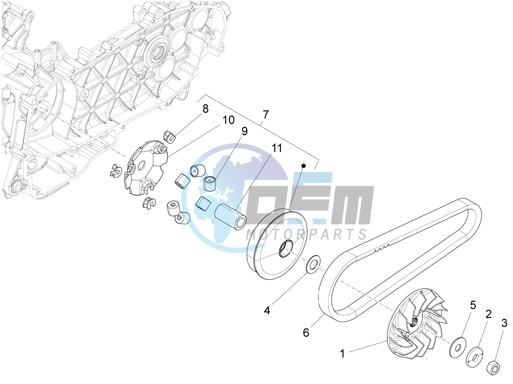 Driving pulley