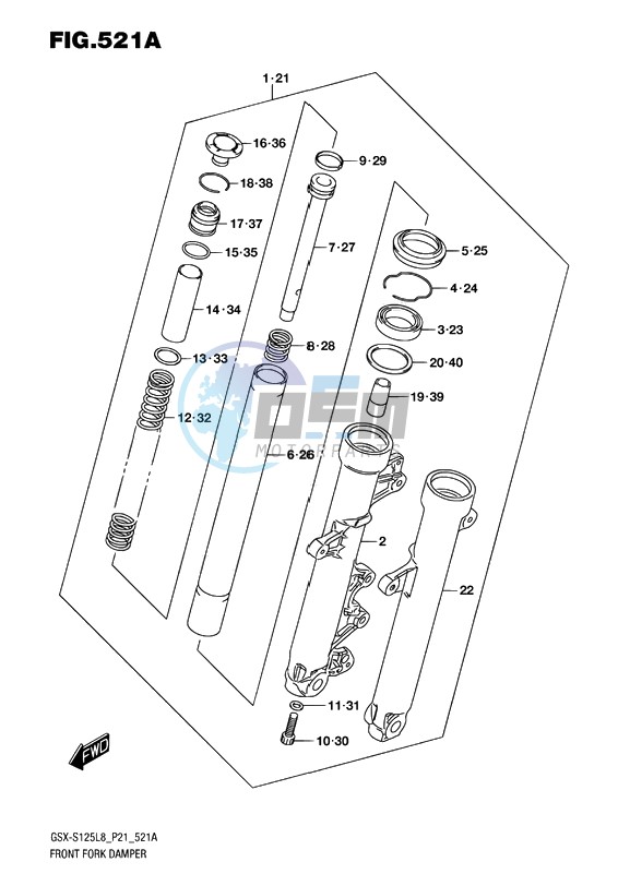 FRONT FORK DAMPER