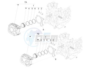 S 125 4T 3V E3 ie (APAC) (KR, RI, VT) drawing Cylinder-piston-wrist pin unit