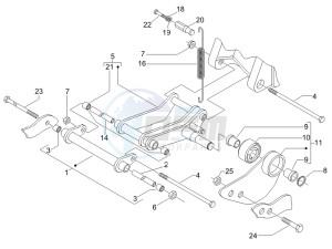 Fly 50 4t (NSE1000U03) drawing Swinging arm