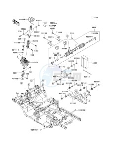 KAF 950 G [MULE 4010 TRANS4X4 DIESEL] (G9F-GAF) GAF drawing FRAME