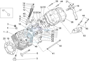 Griso V IE 850 drawing Cylinder head and valves I