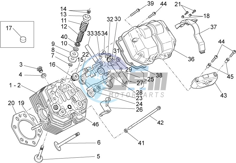 Cylinder head and valves I