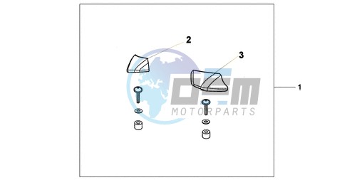 PILLION ARM REST SET