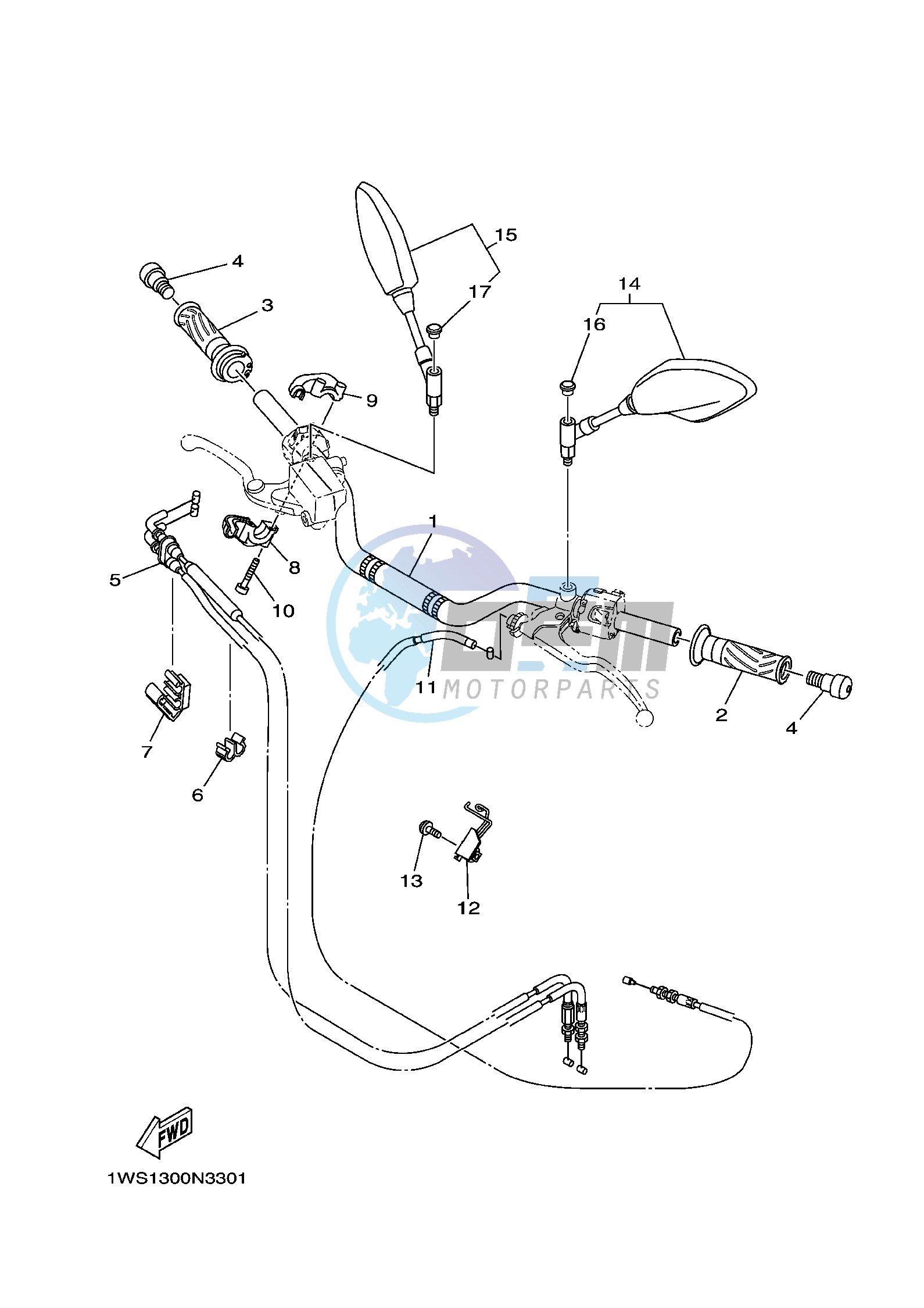 STEERING HANDLE & CABLE