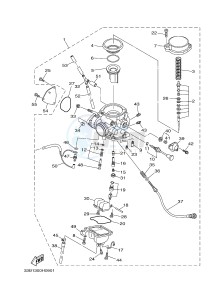 YFM250R RAPTOR 250 (33B8) drawing CARBURETOR