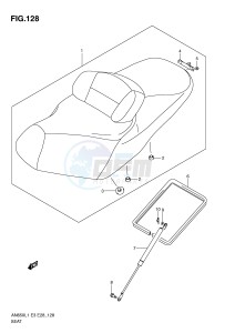 AN650 (E3-E28) Burgman drawing SEAT (AN650AL1 E33)