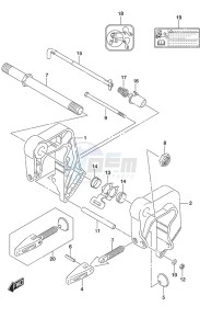 DF 9.9A drawing Clamp Bracket w/Remote Control