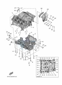 TRACER 9 MTT890 (B5UE) drawing CRANKCASE