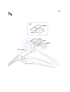 KX 250 W [KX250F MONSTER ENERGY] (W9FA) W9FA drawing LABELS