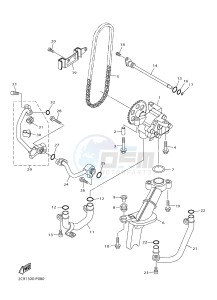 YZF-R1 998 R1 (2CR1 2CR2) drawing OIL PUMP