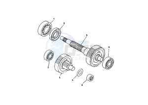 XC FLY ONE R 150 drawing GEAR GROUP