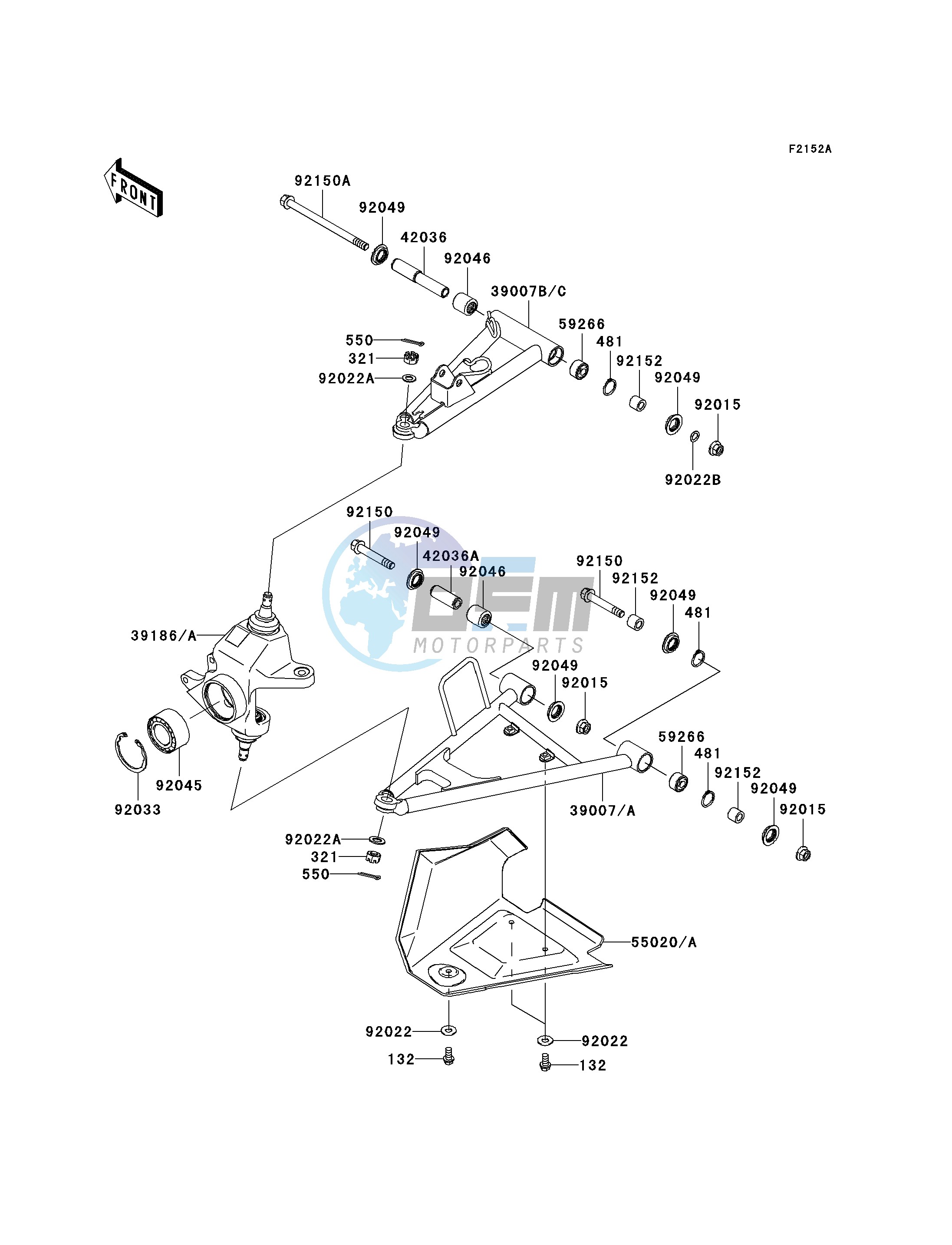 FRONT SUSPENSION-- JKAVFDA1 6B524415 - - -