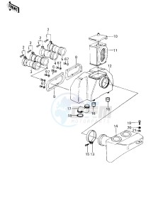 KZ 1000 D [Z1R] (D1) [Z1R] drawing AIR CLEANER -- 78 D1- -