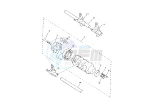 XVS A DRAG STAR CLASSIC 650 drawing SHIFT CAM-FORK