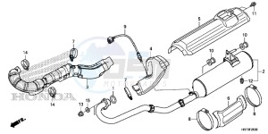 TRX420FA6G TRX420 Europe Direct - (ED) drawing EXHAUST MUFFLER