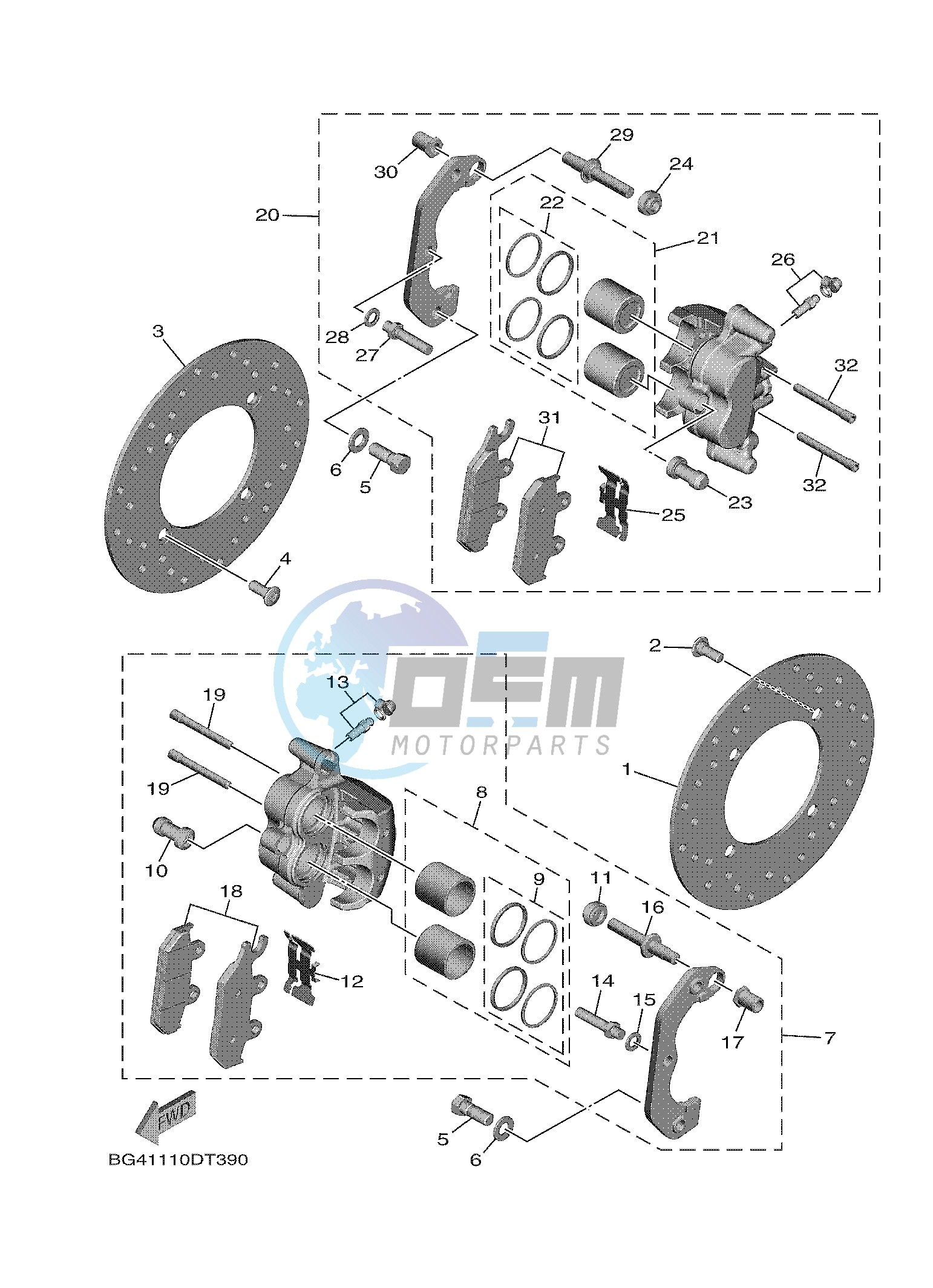 FRONT BRAKE CALIPER